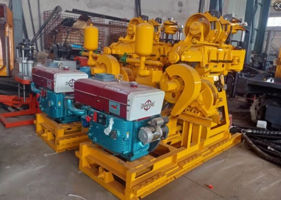 Drilling Depth 180M Rig Pengeboran Sumur Air, Mesin Bor Borehole