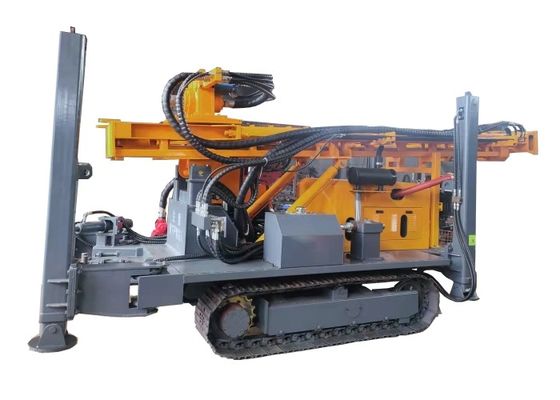 6.5M Hydraulic Crawler Pneumatic Drill Rig Machine Dengan Kompresor Udara