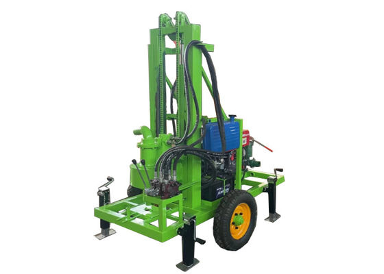 Pengeboran Sumur Bor Traktor Gerakan Mudah Kecil dengan Sistem Hidrolik