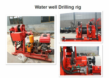High Speed ​​Core Drill Rig 100-180m Pengeboran Kedalaman Dengan Feed Hidrolik