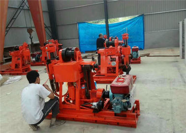 High Performance Core Drill Rig Kedalaman 100-180 m Dengan Perangkat Makan Otomatis Hidrolik
