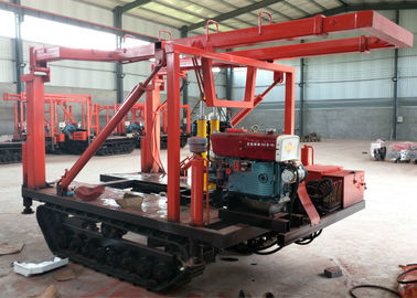 Pengoperasian Mudah Crawler Mounted Drill Rig Untuk Perawatan Gratis Geologi Coring