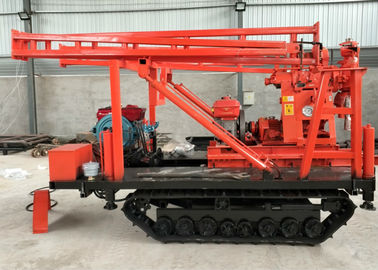 Mobile Hydraulic Crawler Drilling Rig, Track Mounted Drill Rig Pengoperasian Mudah