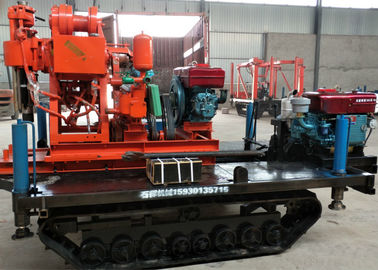 Mesin Rig Pengeboran Geologi Profesional Mesin Crawling Type XY-200 200m Kedalaman Pengeboran Untuk Pengeboran Batu