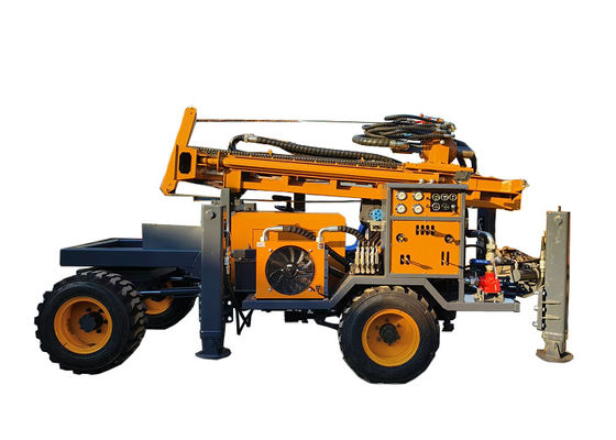 Diameter Besar 105-305mm Rig Pengeboran Sumur Air Dengan Kekuatan Angkat 1,2 T