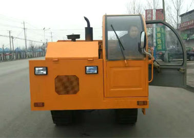 1T - 10T Hydraulic Mini Dumper, Crawler Dump Truck kecil Dengan Cab Tertutup