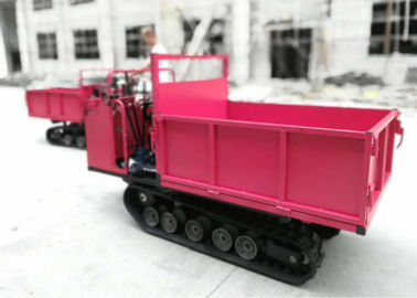 Mode Dilacak Mini Dumper Transporter, Rubber Track Dumper Untuk Barang