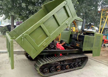 Power Barrow Kecil, Dilacak Kecil Dumper 300kg Kapasitas Beban Dengan Crawler
