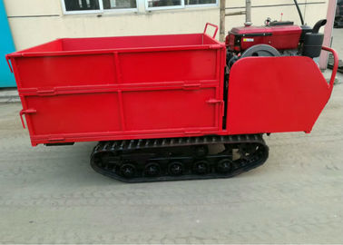 Operasi Sederhana 3 Ton Dilacak Dumper / Gunung Pertanian Crawler Transporter