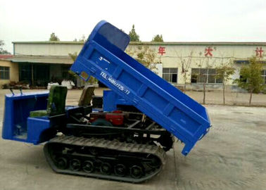 800kg Kapasitas Dilacak Mini Dumper, Mudah Dioperasikan Mini Crawler Dumper