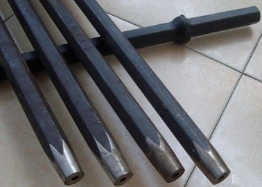 Carbon Steel Integral Drill Rods, Mining Drill Rods Untuk Pengeboran Batu