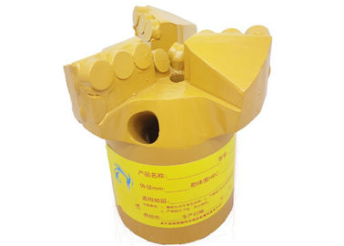 Profesional Air Sumur Bor / 3 Sayap PDC Drag Bit Pengeboran Baja Tubuh
