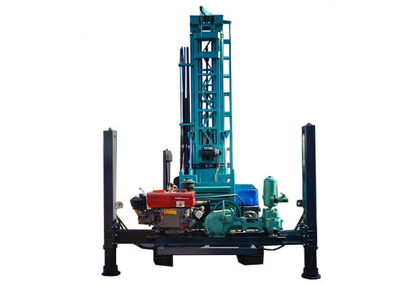 Mesin Diesel 91kw Air Well Boring Rig Jalur Hydraulic Berjalan