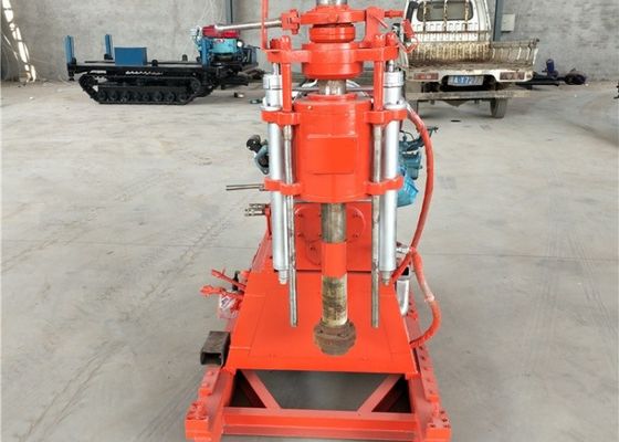 Dengan torsi besar Teknik Pengeboran Rig 300mm Lubang Diameter Untuk Investigasi