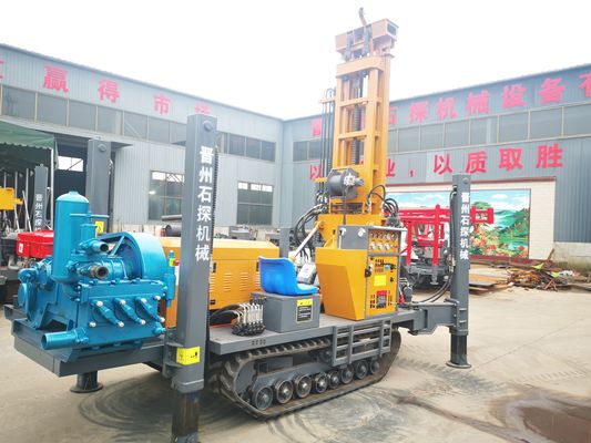 ST 180 Pneumatic Water Borehole Drilling Rig Untuk Pengeboran Industri bawah tanah