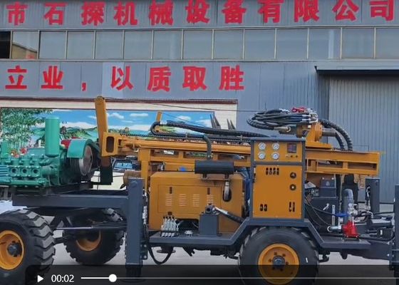 Dengan kompresor udara Pneumatic Boring Rig ST 200 Untuk Blasting Layer Blasting