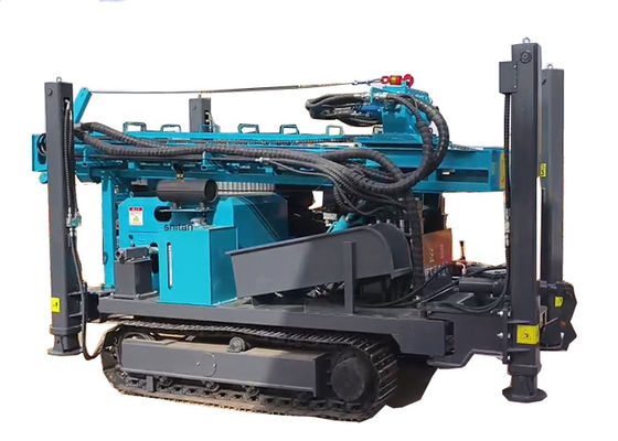 All Terrain Crawler Water Well Drilling Rig Dengan Mesin Diesel Yuchai 92kw