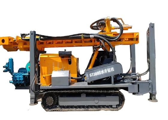 Kedalaman 300m 200m 100m Air Well Rig Pengeboran Warna / Kata yang dapat disesuaikan