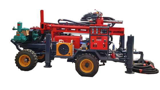 Deep Rock Drill Bore Rig Machine Dengan Alat Pipa / Drill Bit