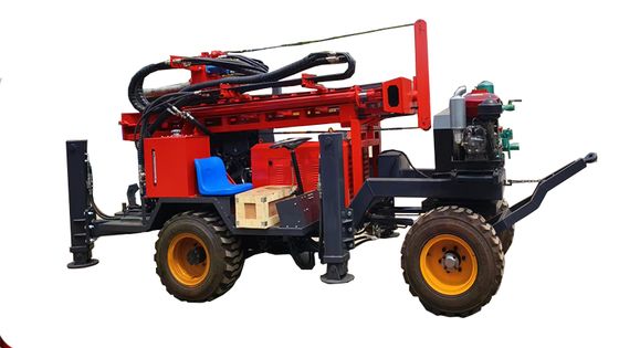 Mesin Diesel Mesin Pengeboran Batu Hidraulik 105-305mm Diameter Lubang Pengeboran