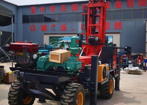 100/200/300 Meter Deep Rock Well Drilling Machine Untuk Proyek Lubang Air Afrika