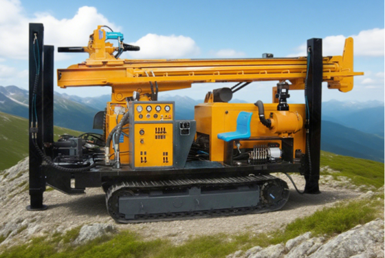 100m 200m 300m Crawler Big Drilling Machine Dengan Mesin Diesel Berkualitas Tinggi