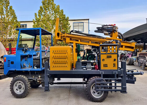 18T Lifting Force Heavy Duty Rock Drilling Rig Cocok untuk Bedrock Drilling
