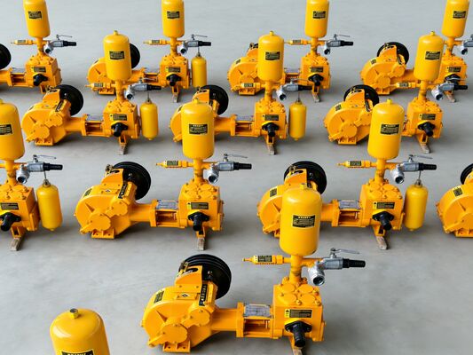 Pompa lumpur piston tunggal BW160 dengan mesin diesel/motor