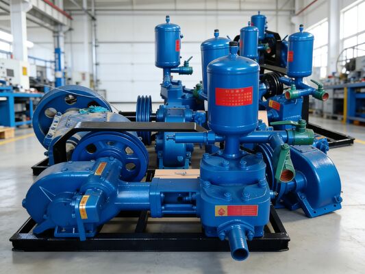 Peralatan Pompa Lumpur Piston Berbalik Horizontal Single Cylinder BW 160 Untuk Rig Pengeboran