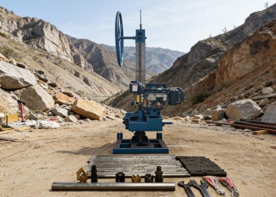 Mesin Bor Tanah Portabel Rekayasa 20 Meter Pengambilan Sampel