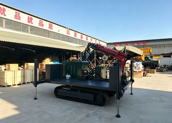 Basis Crawler Baja Multifungsi dengan Crane Teleskopik Terpasang untuk Teknik Off-Road