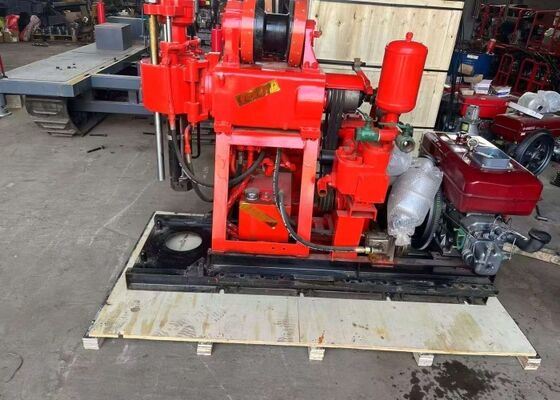 GK 200 Mesin Pengeboran Eksplorasi Investigasi 200 Meter kedalaman 300 MM diameter lubang