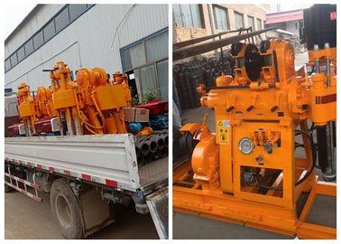 Trailer Diesel Mounted Soil Uji Mesin Bor untuk Eksplorasi Mineral