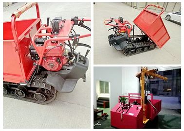Hidrolik Mini Crawler Dumper, Pemuatan Mini Dumper Mini, Tenaga 6.5HP