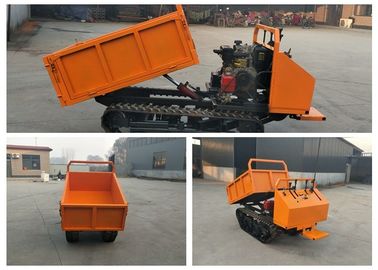 2 Ton Mini Karet Track Transporter Carrier Dumper Truck Kapasitas Pemuatan 600 Kgs