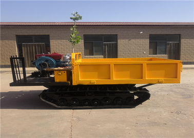 4 - Ton Crawler Dumper, Mini Transporter Hidraulik, Pemuatan Mandiri Untuk Pertanian