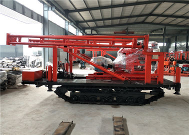Crawler Kecil Tahan Lama Dipasang Bor Rig Peralatan Pengeboran Sumur Air Rotary