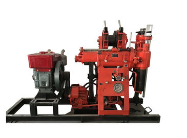 Red XY - 100 Soil Test Drilling Machine Rig Pengeboran Sumur Air Hidrolik Penuh