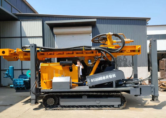 150M Crawler Mounted Rig Bor Teknik Eksplorasi Inti Drilling Rig