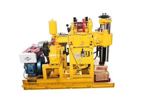 Hidraulik Diesel Kecil Portable Water Drilling Rig / Peralatan Pengeboran Investigasi Tanah