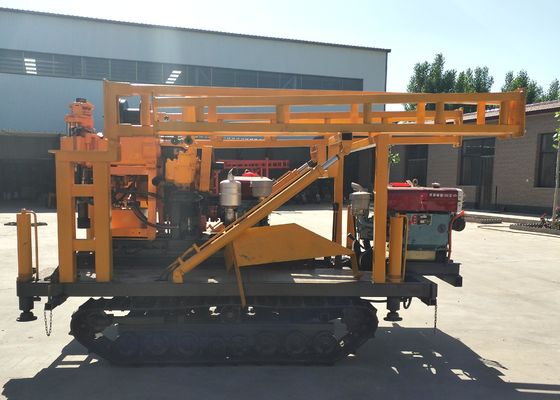Mesin Diesel Hidrolik 65KW 200m Rig Pengeboran Sumur Portabel