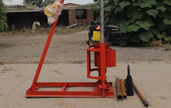 Mesin Bensin Mesin Pengeboran Batu 30m Coring Rig