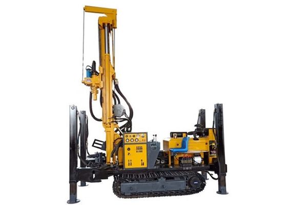 Rig Pengeboran Seluler Perayap Bor Pneumatik Rig Pengeboran Sumur Air Tujuan Ganda Pneumatik Air Tambang