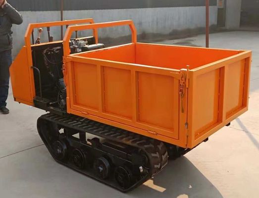 Durable Track Transporter Crawler Carrier dengan model jalur karet 400 90 54 dan wheelbase 1932mm untuk tugas transportasi off-road