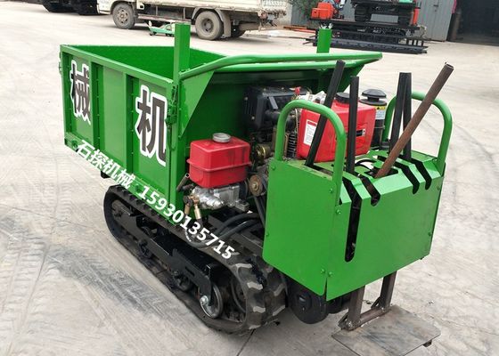 0.8T Efisiensi Tinggi Rubber Track Crawler All Terrain Transporter Untuk Crawler Mini Dumper