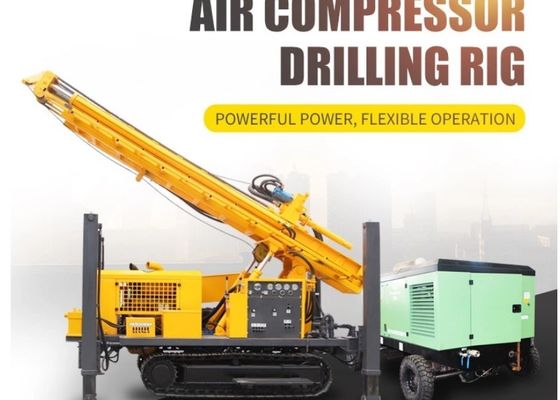 kaki tinggi pneumatik 3.5Mpa mesin bor crawler hidrolik