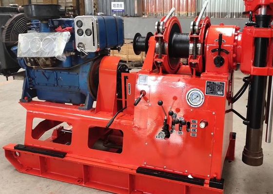 Batu Geologi Lubang Bor Kecil 15kw Rig Pengeboran Sumur Air Portabel