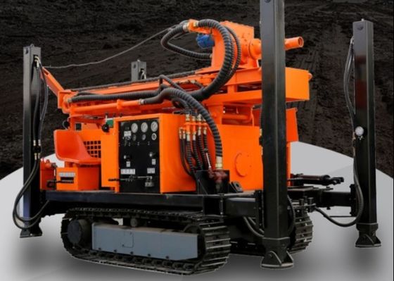 180m Crawler Type Air Drilling Rig Untuk Sumur Air