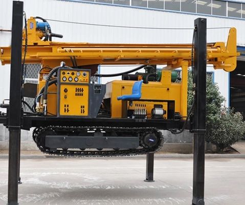 Sumur Air Jenis Crawler 400 Meter Pneumatic Drilling Rig