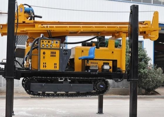 Rig Pengeboran Sumur Air Bawah Tanah Dalam Dengan Mesin Diesel 350 Meter Mesin Pengeboran Pneumatik Besar